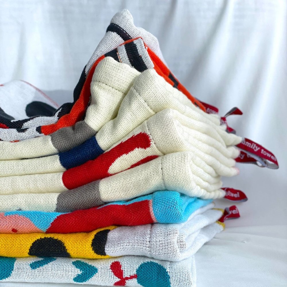 Hand Towels 100% Cotton / Kitchen Towels with Holders - Picture 8 of 10